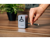 Verbatim Charge 'n' Travel 100W Adapter with retractable cable purple - 1484084 - zdjęcie 3